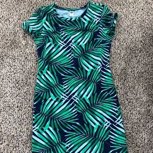 Palm LeaF Dress